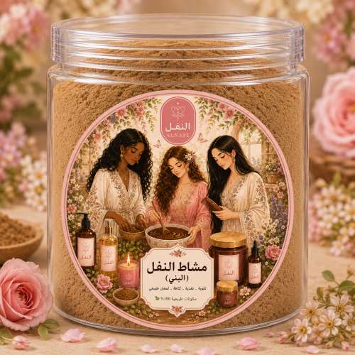 مشاط البني بالأعشاب الهندية للشعر المصبوغ 500ml