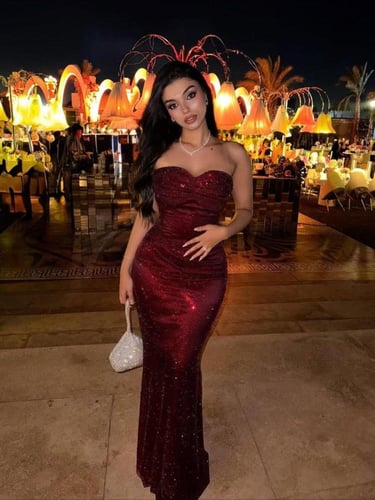 فستان سهرة عودي فخم