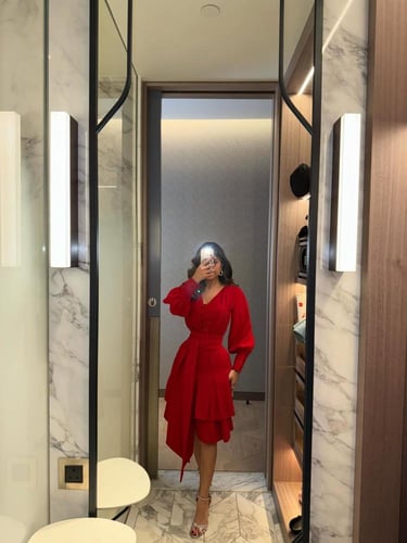 فستان ناعم باربي دانتيل مشجر