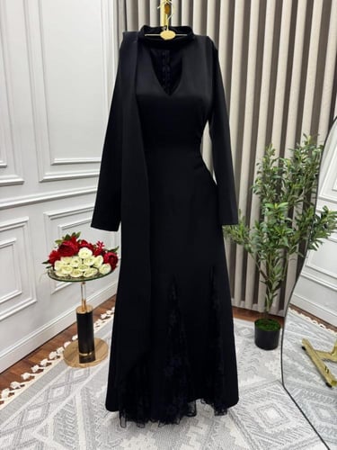 فستان سهرة باربي دانتيل ناعم