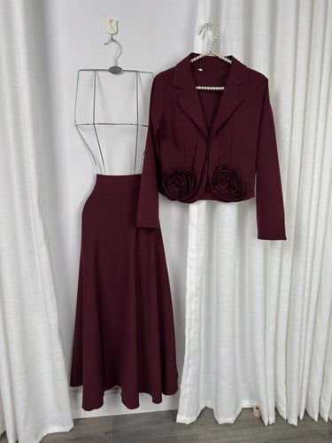 طقم ناعم تنورة وبلوزه باربي