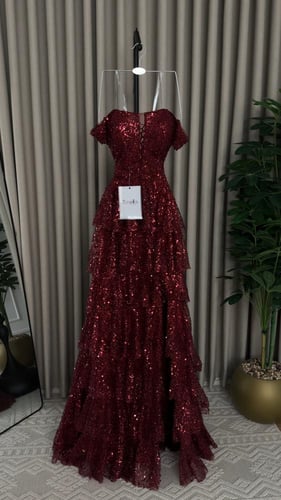 فستان سهرة طبقات أوف شولدر