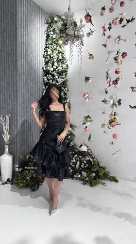 فستان سهرة ترتر