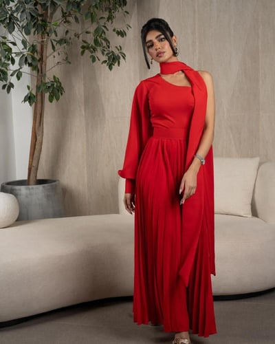 فستان سهره ناري باربي