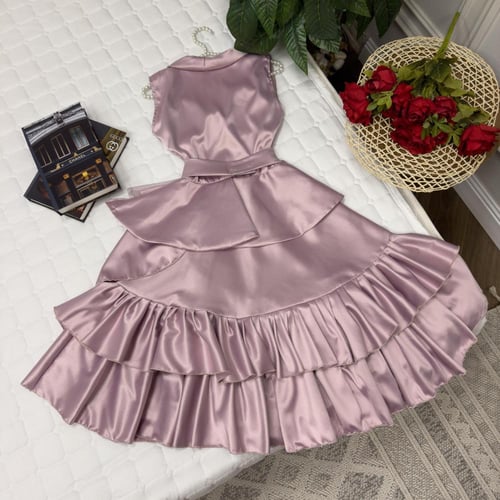 فستان سهره فوشي أنيق