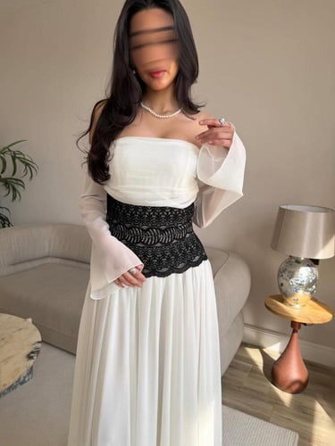 فستان ناعم جورجيت دانتيل