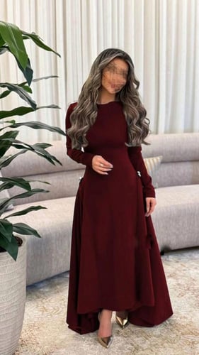 فستان سهرة باربي راقي تفته مطفي ازرار راقية