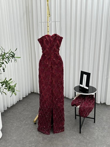 فستان كلفه سهرة كامل