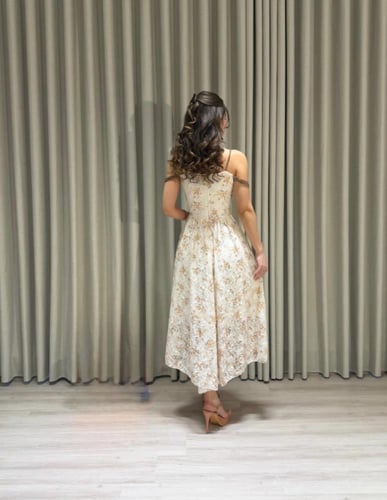 فستان ميد مورد فخم