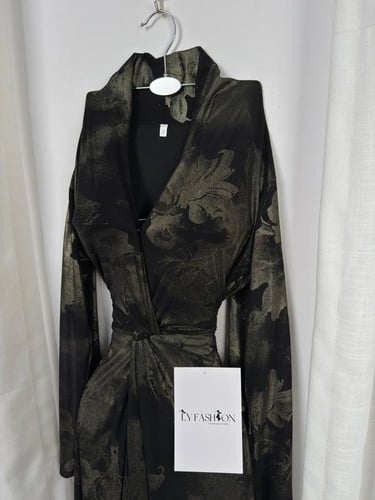 فستان سهرة تل برنت مشجر رااقي