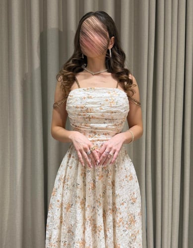 فستان ميد مورد فخم