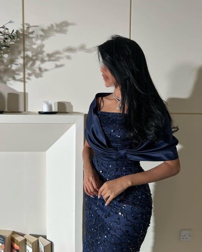 فستان سهره تل مطرز بخرز