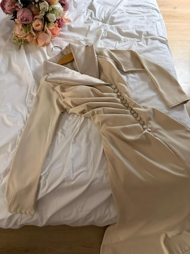 فستان ناعم تفته ميكادو روسي