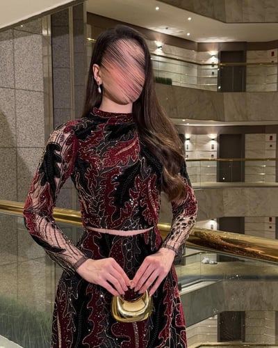طقم سهرة منفصل بلوزه وتنورة