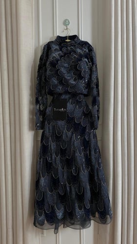 طقم سهرة منفصل بلوزه وتنورة فخم