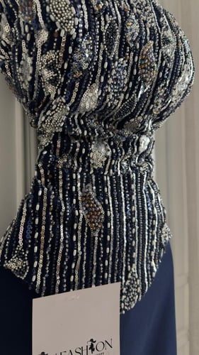 فستان سهرة تطريز يدوي راقي