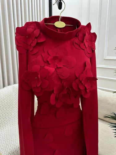 فستان سهره كريب استرتش راقي