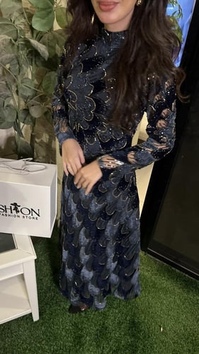 طقم سهرة منفصل بلوزه وتنورة فخم