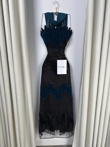 فستان سهرة مخمل فخم