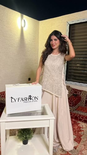 جلابية بيج ناعمة