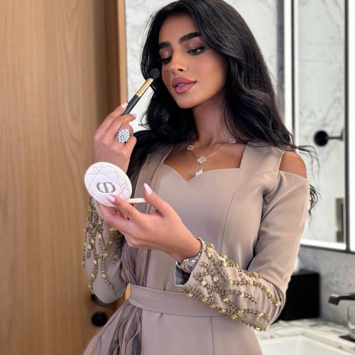 فستان سهرة راقي باربي تطريز يدوي