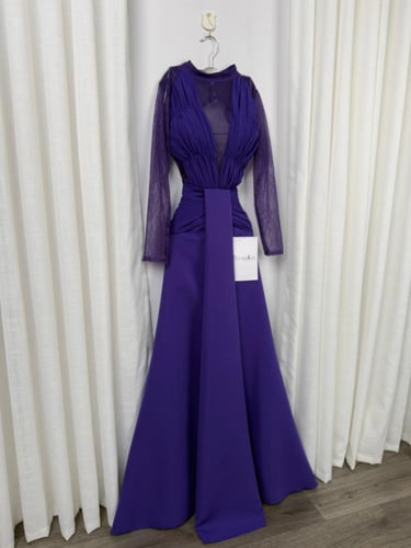 فستان سهرة باربي جورجيت كوري تل فرنسي