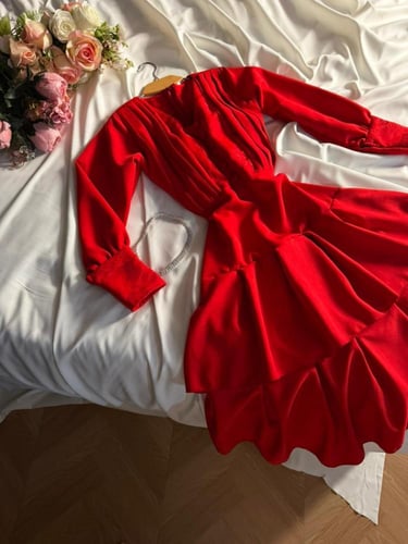 فستان ناعم باربي دانتيل مشجر