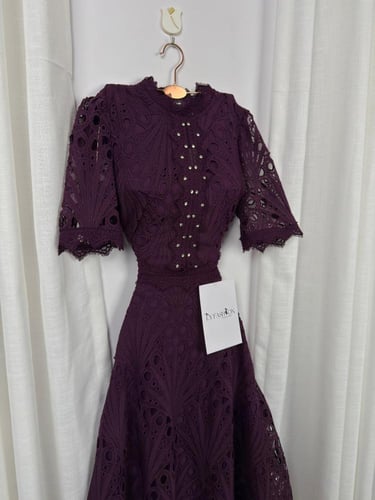 طقم ناعم منفصل تنورة بلوزة برغندي