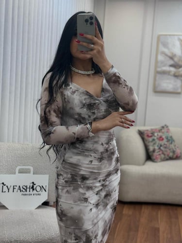 فستان سهرة لي فاشن انيق