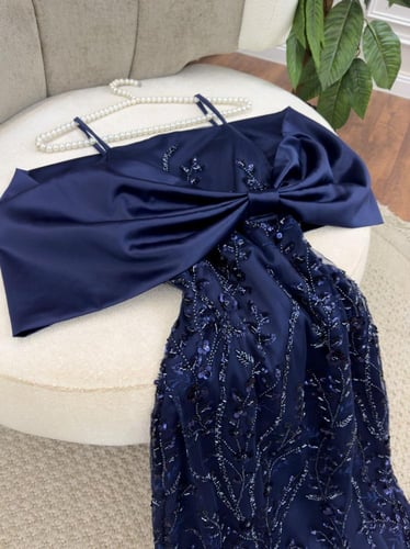 فستان سهره تل مطرز بخرز