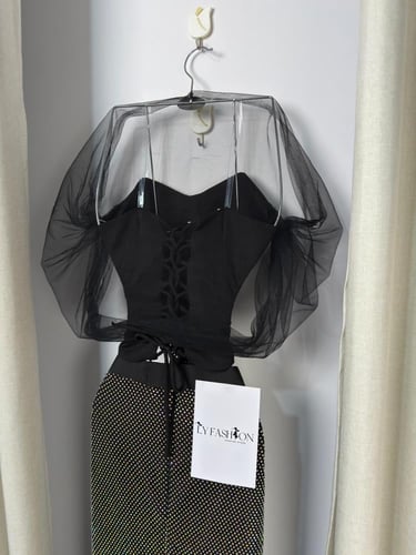 طقم سهرة منفصل بتطريز يدوي