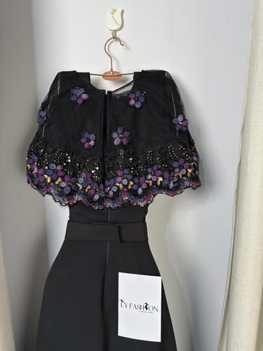 فستان سهرة باربي معا كلفه تطريز