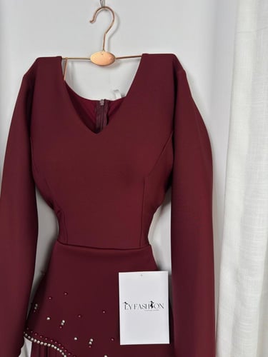 فستان سهرة باربي تطريز لول وكرستال