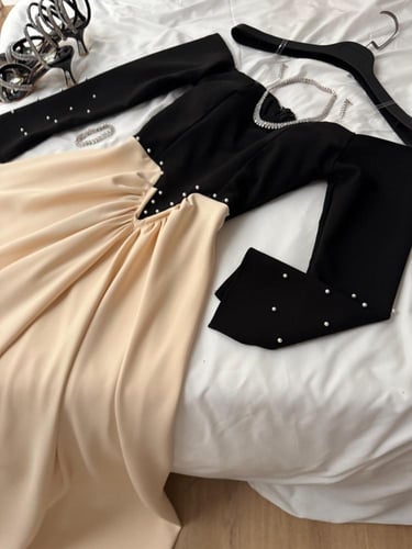 فستان باربي مطرز لولو