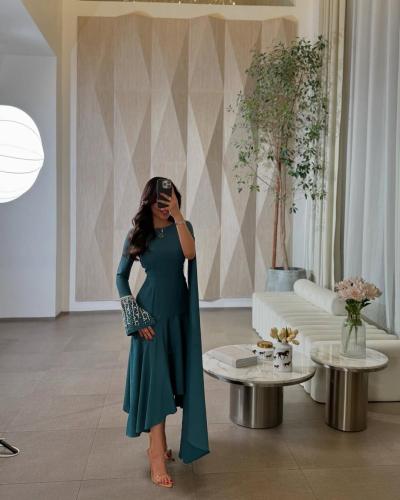 فستان باربي تطريز يدوي انيق