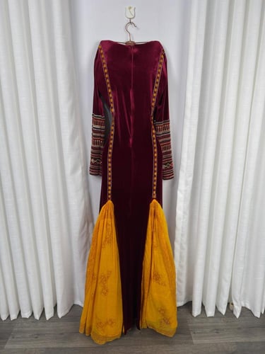 جلابية عسيري مخمل راقي