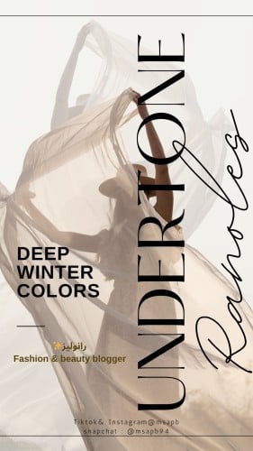 Deep winter colors