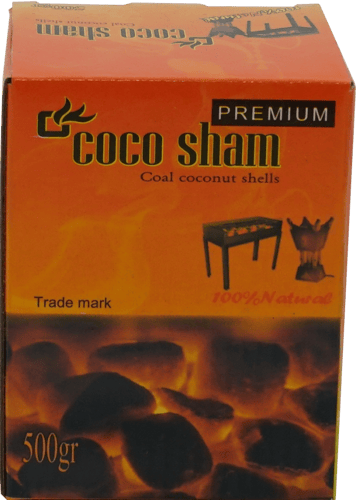 جملة بالكرتون - فحم كوكوشام فحم مكعبات قشور جوز ال...