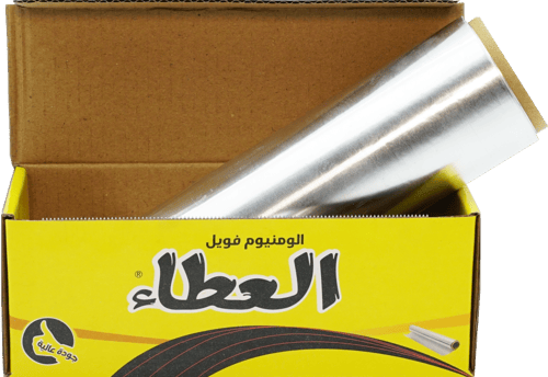 العطاء الاصفر رول قصدير المنيوم