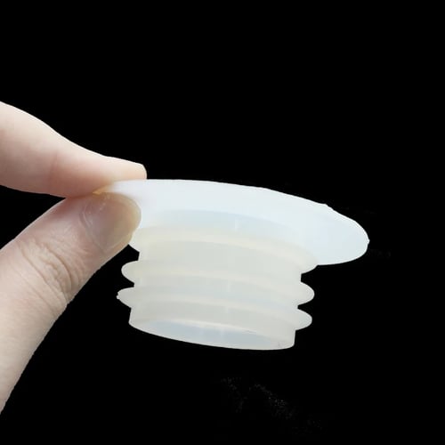 جلدة عامود الشيشة من السيليكون لون ابيض