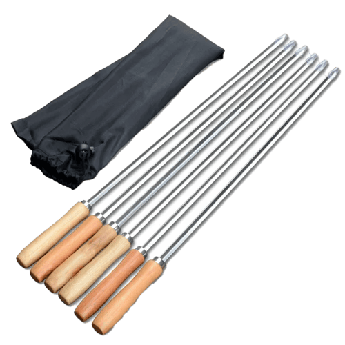 بالجملة - سيخ مبروم مع قبضة خشبية 1كرتون*24كيس*6حب...