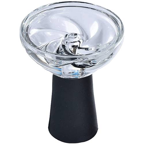 بالجملة - راس شيشة من السيليكون مع راس زجاج دائري...