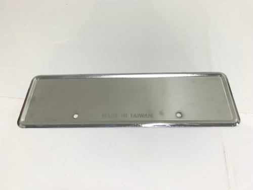 Silver color bicycle panel