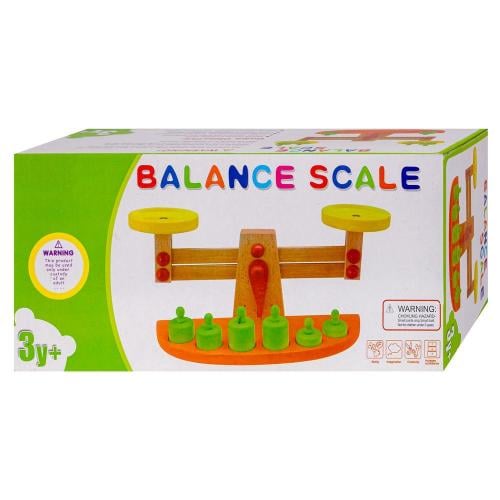 Wooden balance game