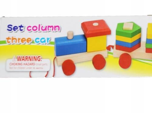 Wooden block car