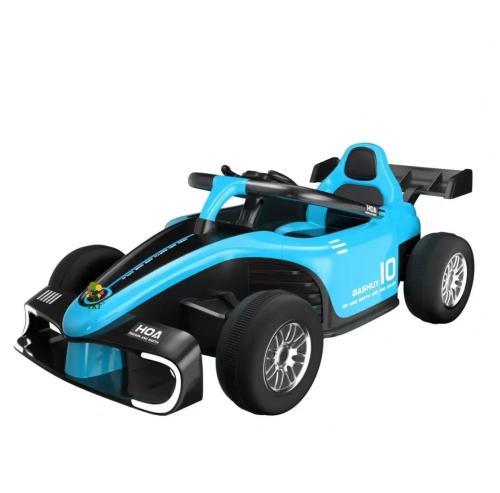 Formula car blue color