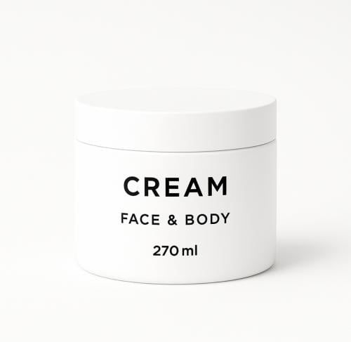 كريم الوجه والجسم حجم 270 مل