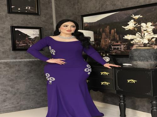 فستان سهره كريب شك