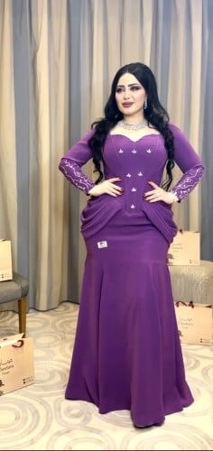 فستان كورسيه كريب