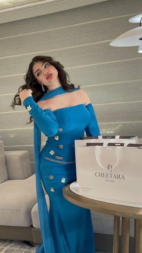 فستان سهره كريب شك